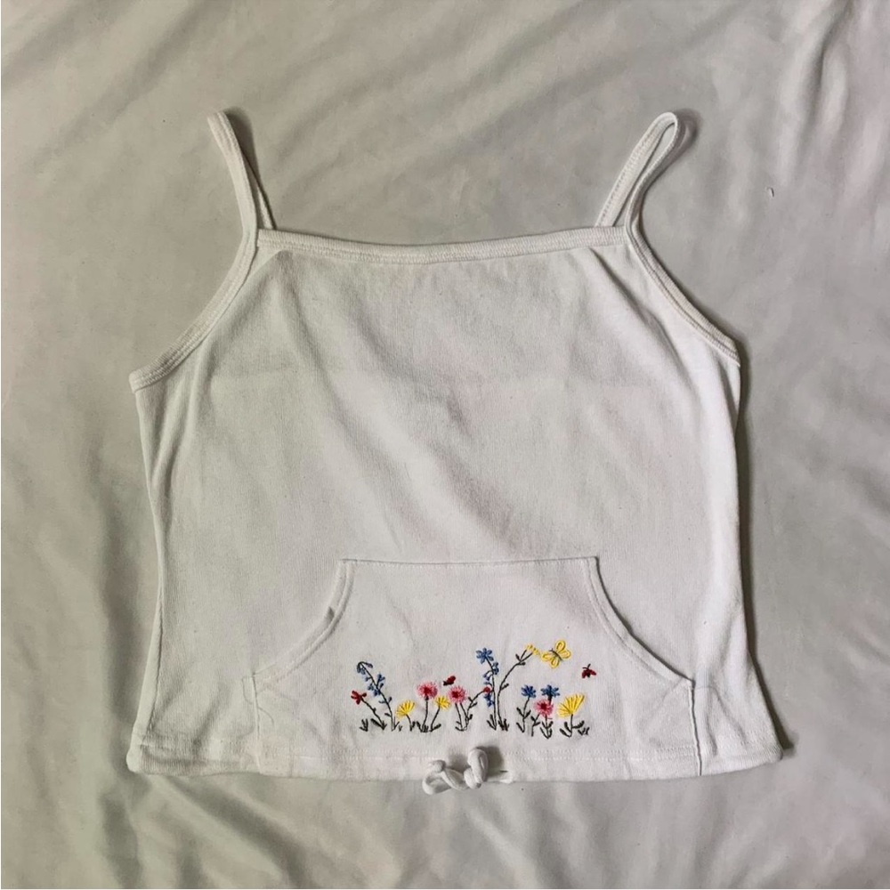 Vintage Embroidered Tank Top